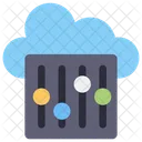Cloud Equalizer Cloud Adjuster Cloud Control Icon