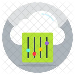 Cloud Equalizer  Icon