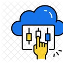 Cloud Equalizer Cloud Control Cloud Setting Icon