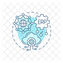 Cloud ERP  Icon