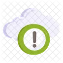 Cloud Error Cloud Warning Cloud Caution Icon