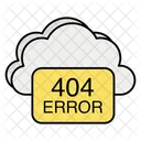 Cloud Error 404 404 Error Icon