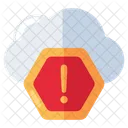 Cloud Error Cloud Problem Cloud Alert 아이콘