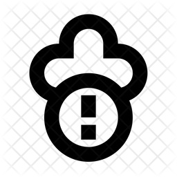 Cloud error Icon