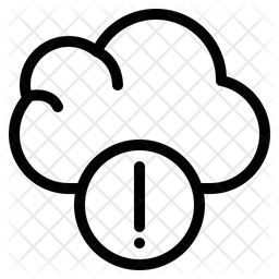 Cloud Error  Icon
