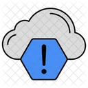 Cloud Error Cloud Alert Cloud Warning Icône