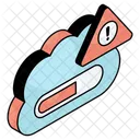 Cloud Error Cloud Alert Cloud Caution Icon