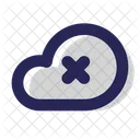 Cloud Error Cancel Cloud Server Icon