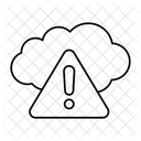 Cloud Error Network Warning Icon