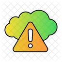 Cloud Error Network Warning Icon