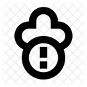 Cloud Error Cloud Warning Computing Cloud Icon