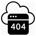 Page Not Found Cloud Error Error 404 Icon