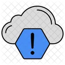 Cloud Error Cloud Alert Cloud Warning Icon
