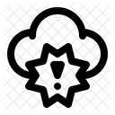 Cloud Error Cloud Exclamation Cloud Warning Icon