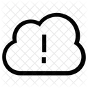 Cloud Error Warning Icon