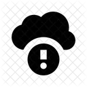 Cloud Error Warning Icon