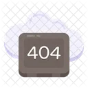 Cloud Error Error 404 Cloud Technology Icon