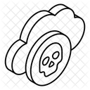 Cloud Error Warning Icon