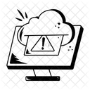 Cloud Error Cloud Alert Cloud Problem Icon