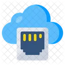 Cloud Ethernet  Icon
