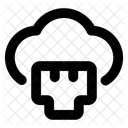 Cloud Ethernet Port Cloud Ethernet Cloud Port Icon