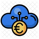 Cloud Euro  Icon