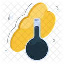 Cloud Experiment Cloud Flask Chemical Flask Icon