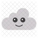 Cloud Face Cloud Design Emoticon Icon
