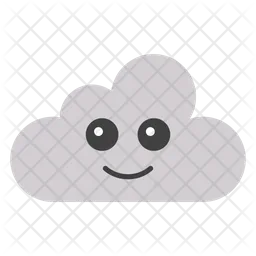 Cloud Face Emoji Icon