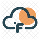 Cloudy Cloud Forecase Icon