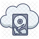 Cloud-Festplatte  Symbol