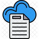 Cloud File Cloud Data Icon