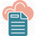 Cloud File Cloud Data Icon