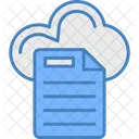 Cloud File Cloud Data Icon