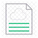 File Document Cloud Icon