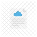 Cloud File Document Icon