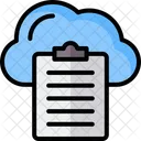 Cloud File Cloud Document Cloud Data Icon
