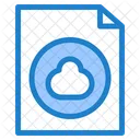 Cloud Document File Icon