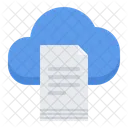 Cloud File Cloud Document Cloud Data Icon