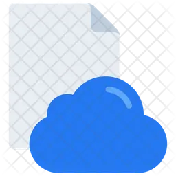 Cloud File  Icon