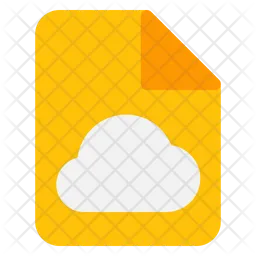 Cloud File  Icon