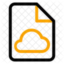 Cloud File  Symbol