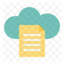 Cloud File Access Storage Data Icon