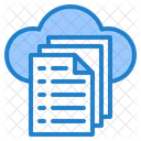 Cloud File Data  Icon