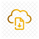 File Download Cloud Computing Storage Icon
