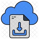 Cloud File Download Document Download Doc Download Icon