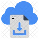 Cloud File Download Document Download Doc Download Icon