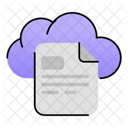 Cloud File  Icon