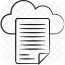 File Document Cloud Icon