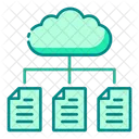 Cloud File Online Icon